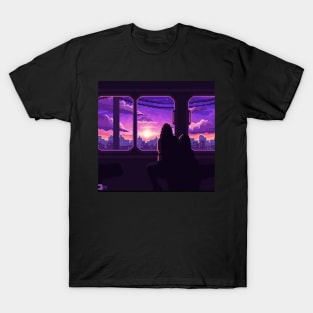 Retro Synthwave Inspired 80s Triangle T-Shirt
